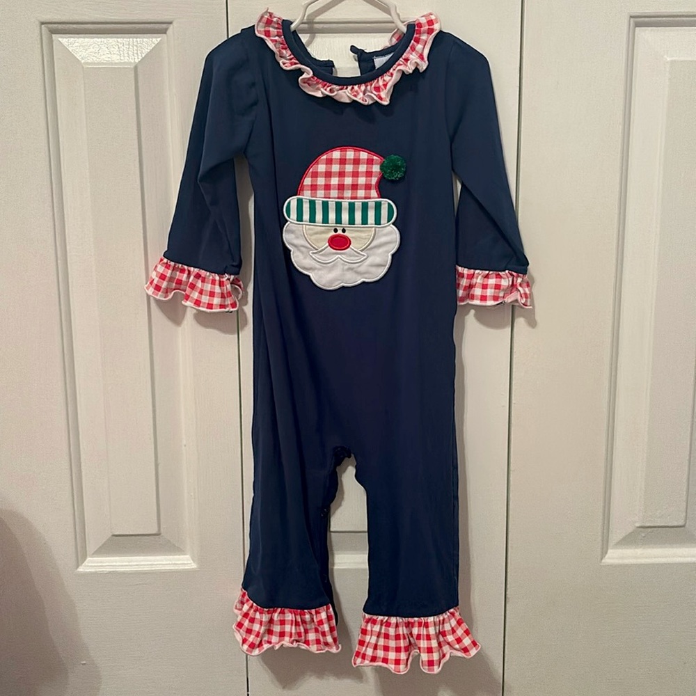 Girls 24m Christmas Romper